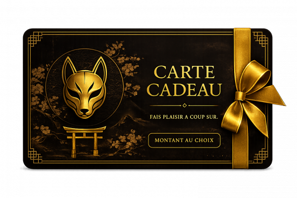 carte cadeau geek japonais design premium