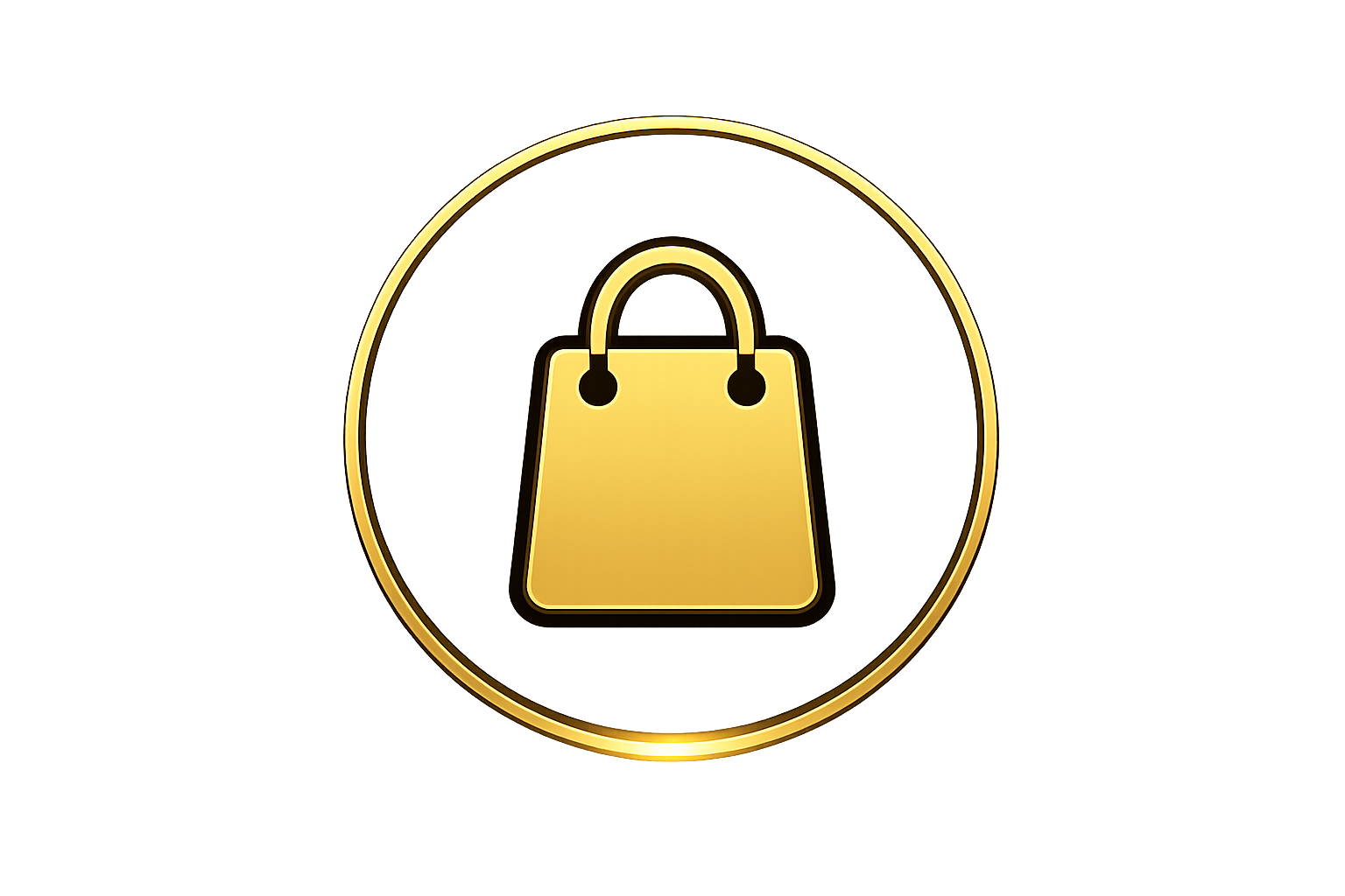 icone sac shopping achat client