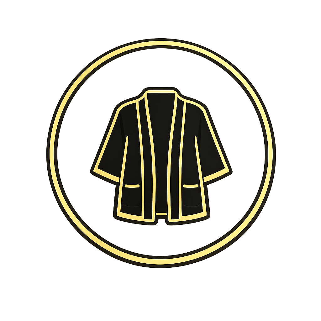 icone kimono japonais vêtement traditionnel stylisé